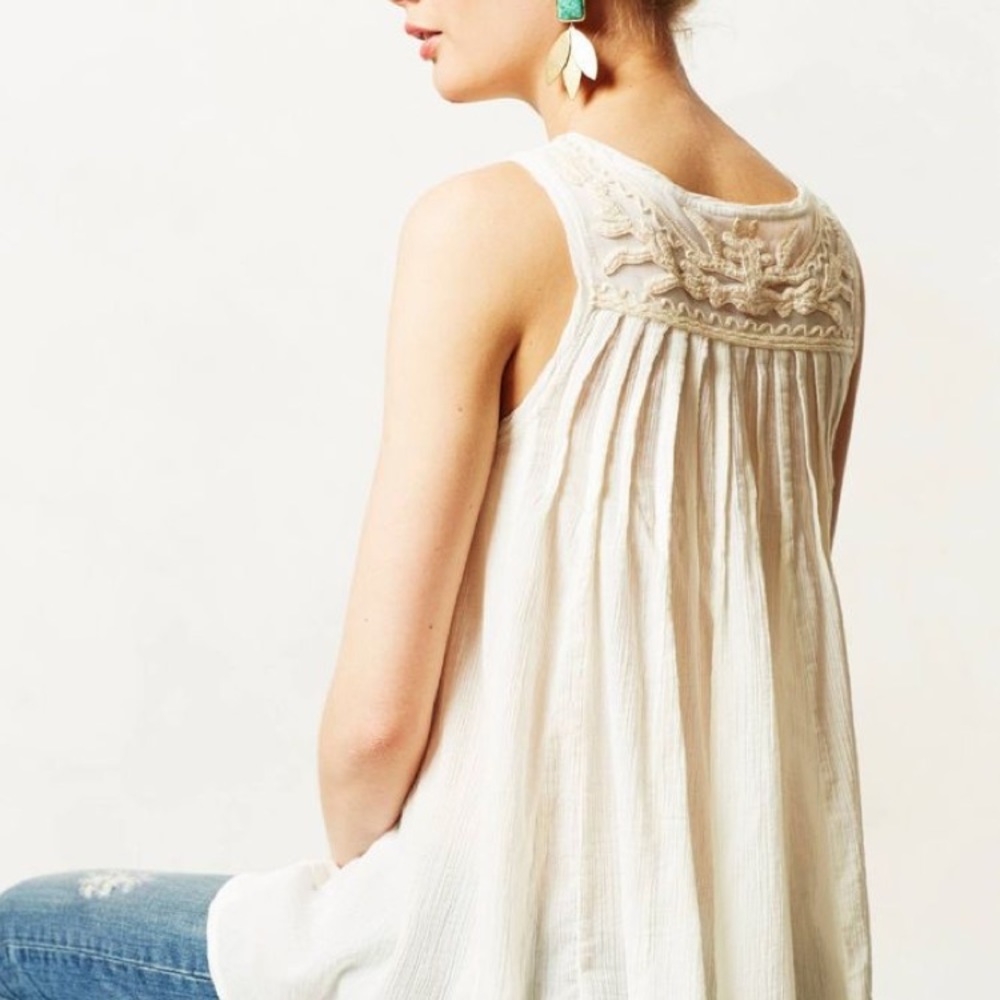 Anthropologie Flowy Blouse. Meadow Rue.